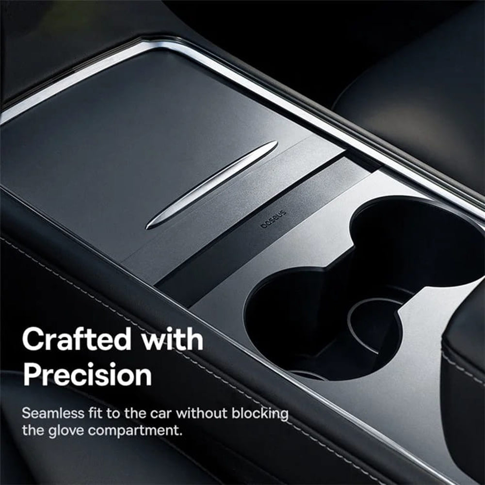 Baseus - Connection Hub T-Space Series (B00051300111-00) - USB-C to HDMI, Type-C, 3x USB, RJ45 for Tesla Model 3 / Y - Black