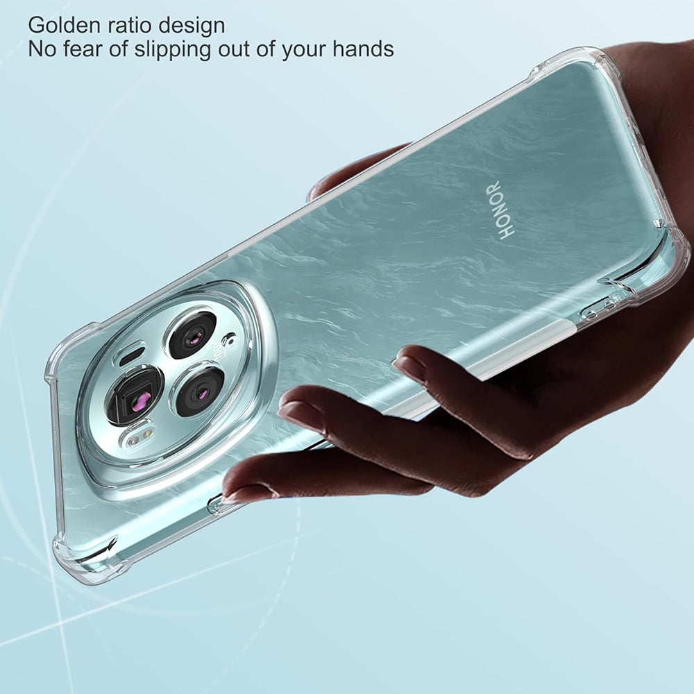 Techsuit - Shockproof Clear Silicone - Honor Magic6 Pro - Clear