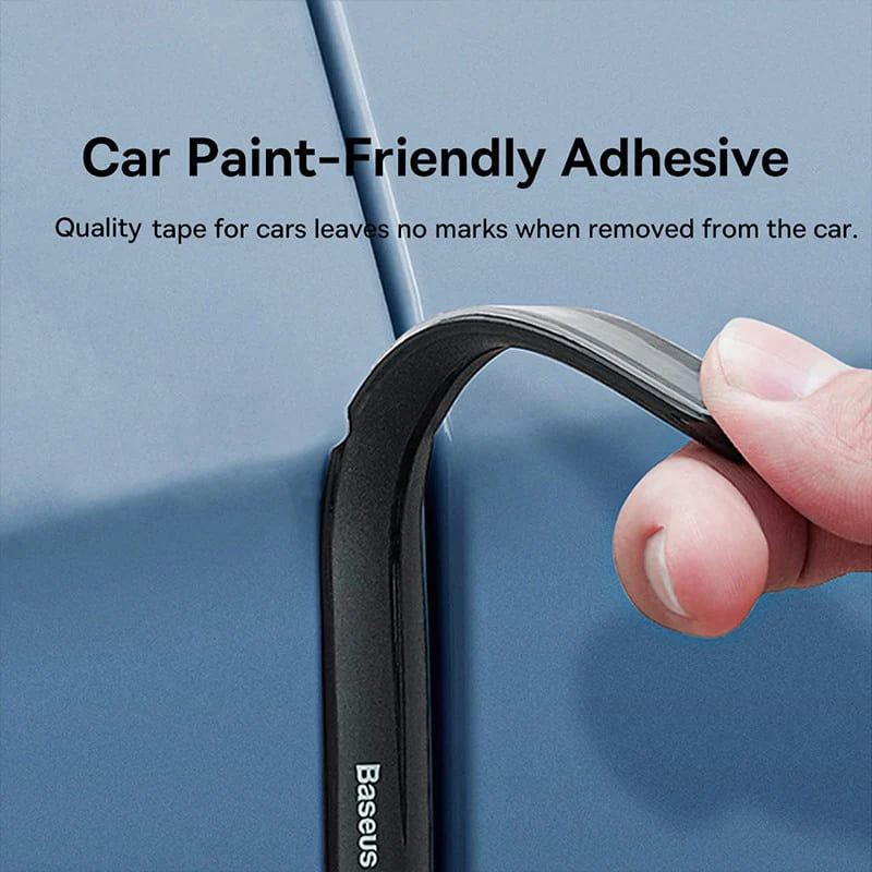 Baseus - (6 pack) Airbag Bumper Strip (C12051300111-00) - TPU, for Tesla Door Protection - Black