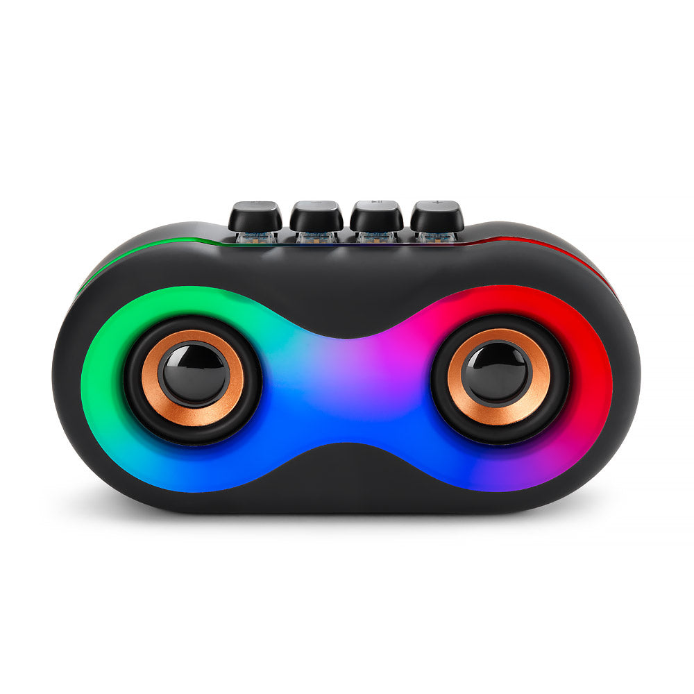 The Source Wireless Light Up Retro Speaker - Ασύρματο Retro Ηχείο Με Φωτισμό – Θήκη για κινητό από το PhoneBazaar.gr