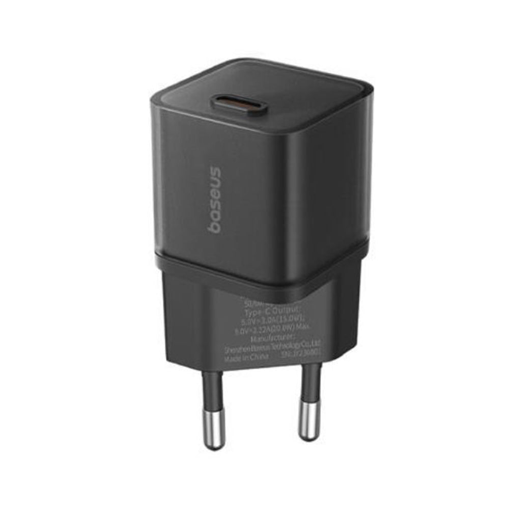 Baseus - Wall Charger (P10162503113-00) - GaN5S, Type-C, 20W - Black