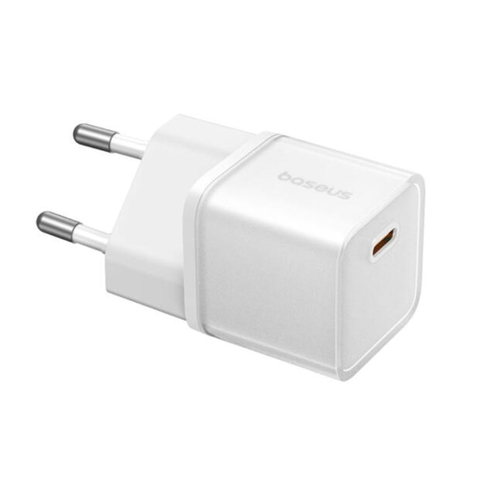 Baseus - Wall Charger (P10162503213-00) - GaN5S, Type-C, 20W - White