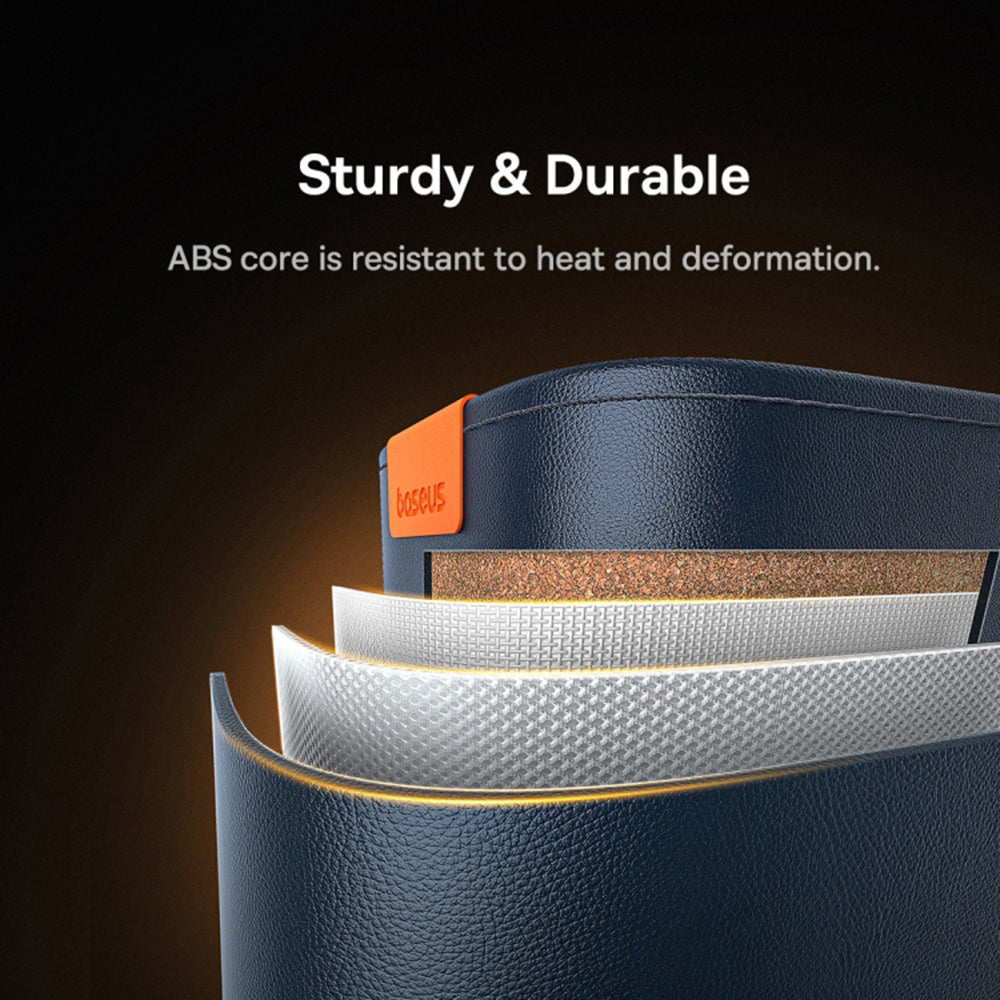 Baseus - Car Storage Box OrganizeFun (C20256502311-00) - PU, Cotton, 270 x 170 x 168mm - Blue