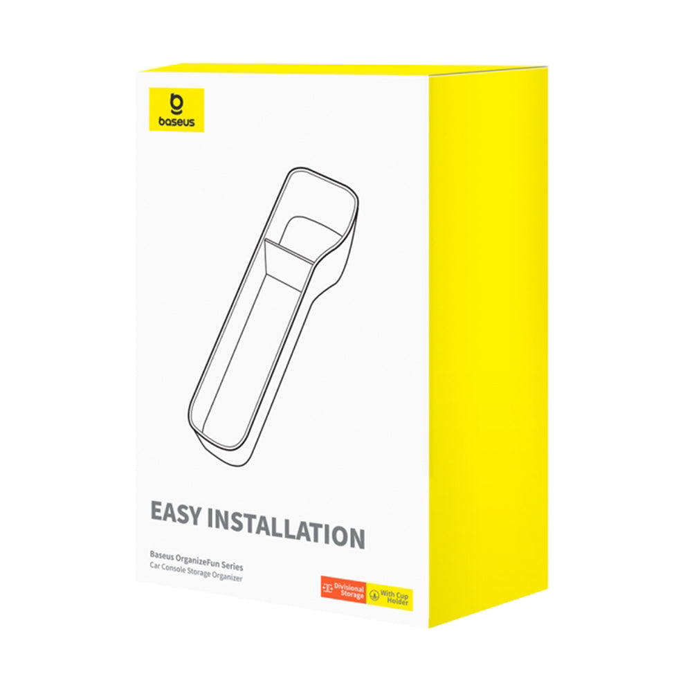 Baseus - Car Storage Box OrganizeFun (C20256502311-00) - PU, Cotton, 270 x 170 x 168mm - Blue