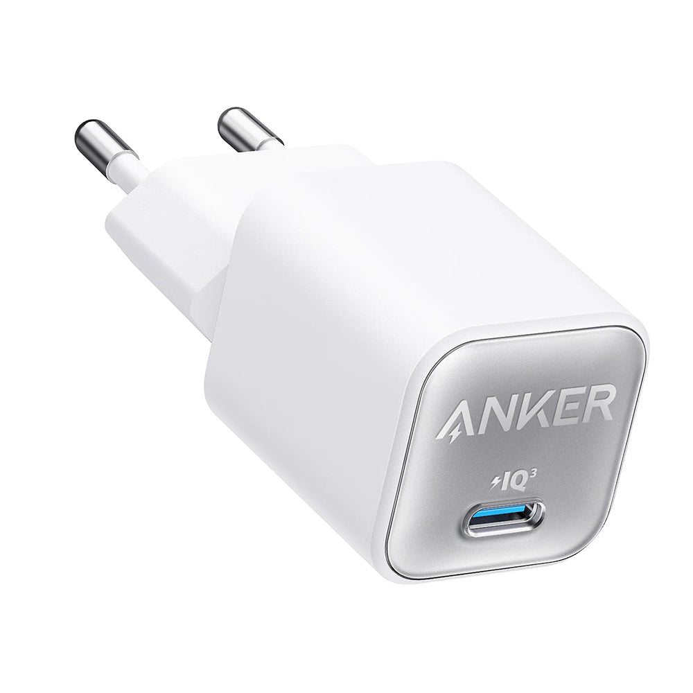 Anker - Wall Charger 511, Nano 3 (A2147G21) - GaN, Fast Charging, Type-C, 30W - White