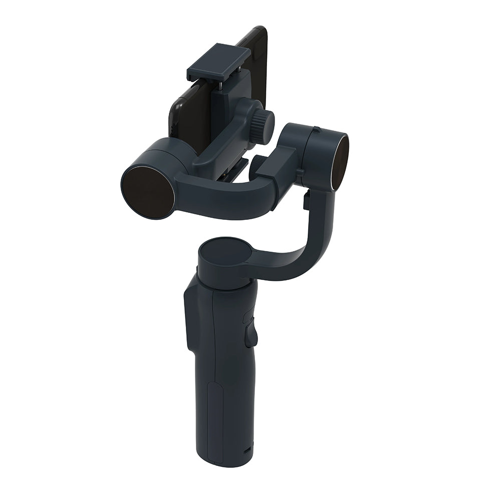Techsuit - Phone Gimbal (S5B) - Stabilizer Tripod, with Sport Inception, Face Tracking, Time lapse, Remote Control - Black