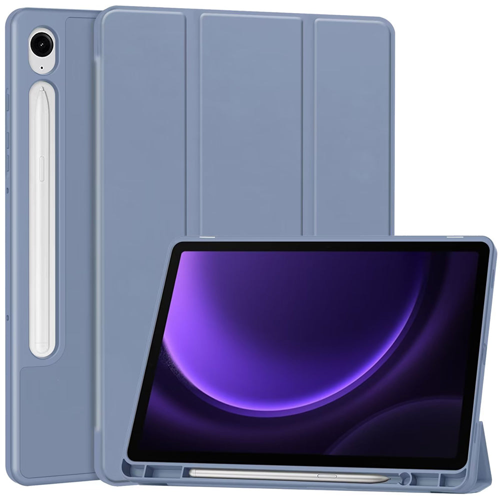 Techsuit - Flex Trifold (with Pencil Holder) - Samsung Galaxy Tab A11 Plus / A9 Plus - Purple