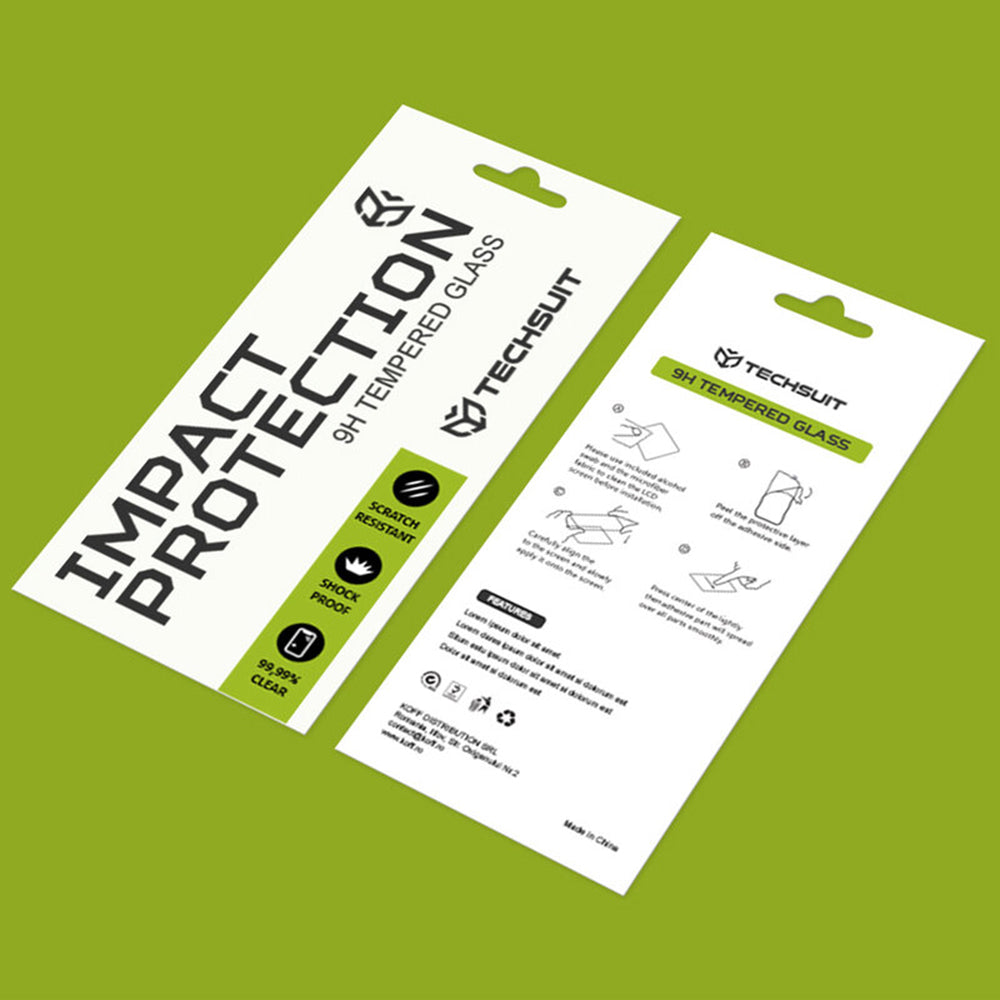 Techsuit - 111D Privacy Full Glue - iPhone 12 / iPhone 12 Pro - Black