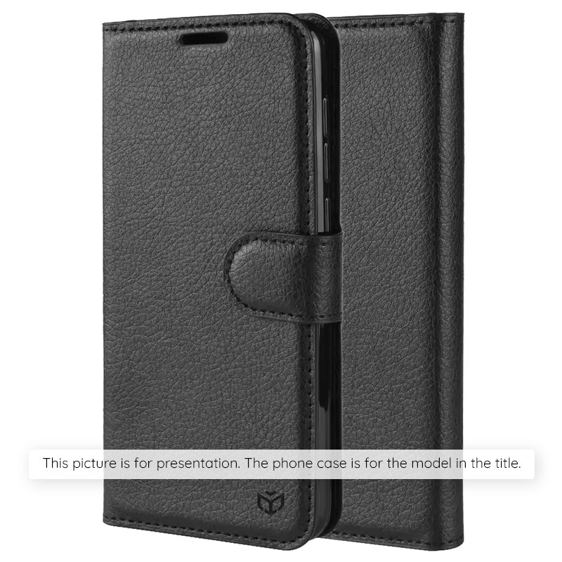 Techsuit - Leather Folio - Honor X5c Plus - Black