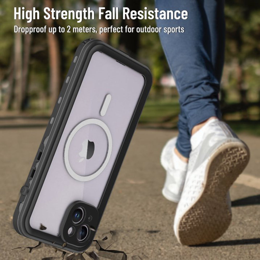 ShellBox - Waterproof IP68 Case - iPhone 14 - Black