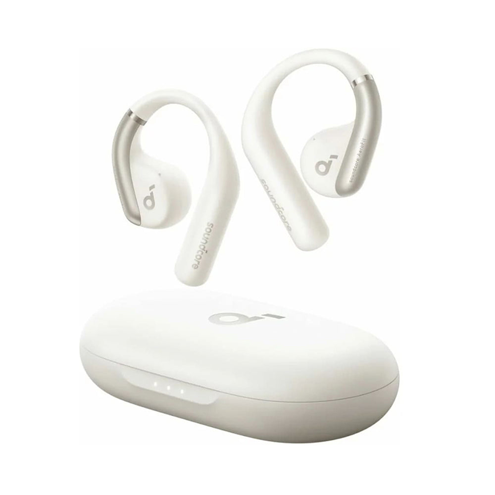 Anker - Wireless Earbuds SoundCore AeroFit (A3872G21) - for Sport, Bluetooth, Waterproof - White