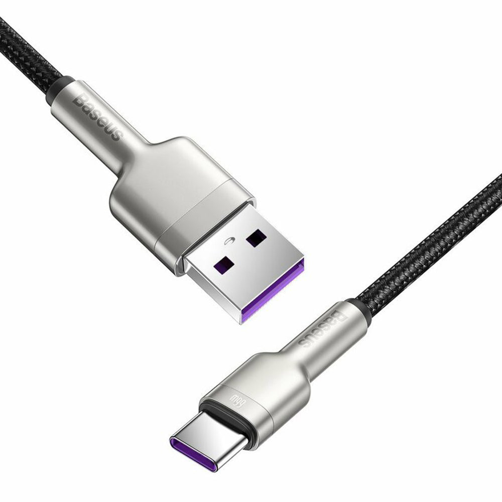 Baseus - Data Cable Cafule Series Metal (CAKF000201) - USB to Type-C 66W, 2m - Black
