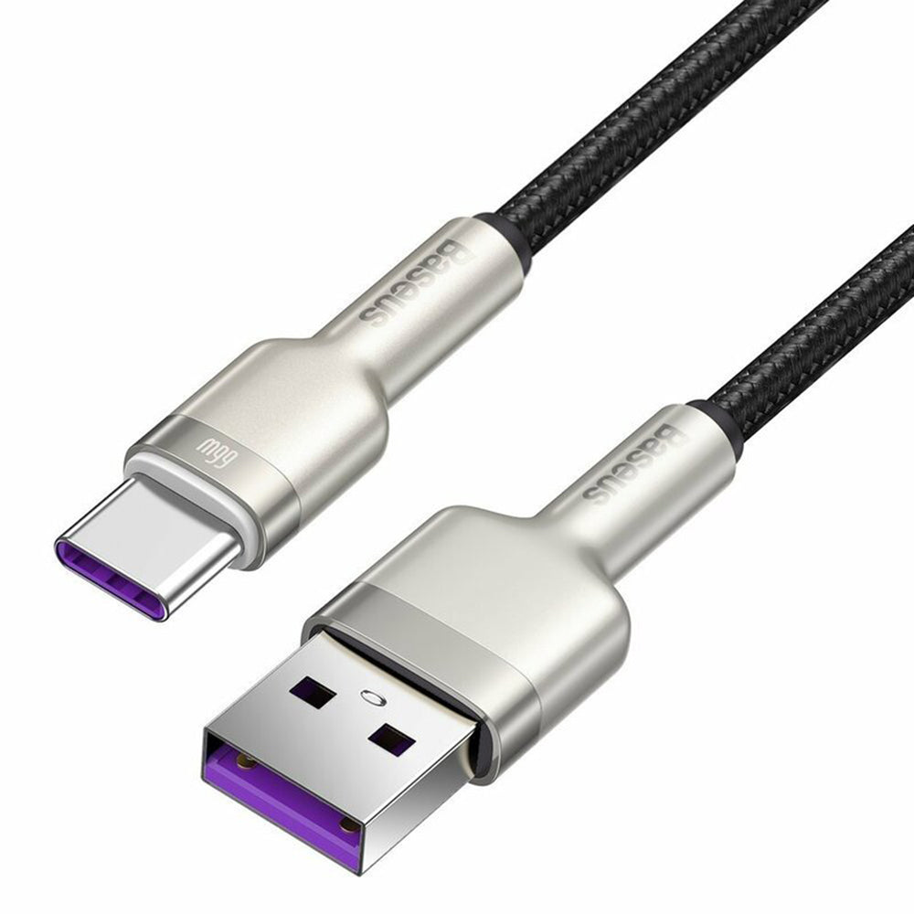 Baseus - Data Cable Cafule Series Metal (CAKF000201) - USB to Type-C 66W, 2m - Black