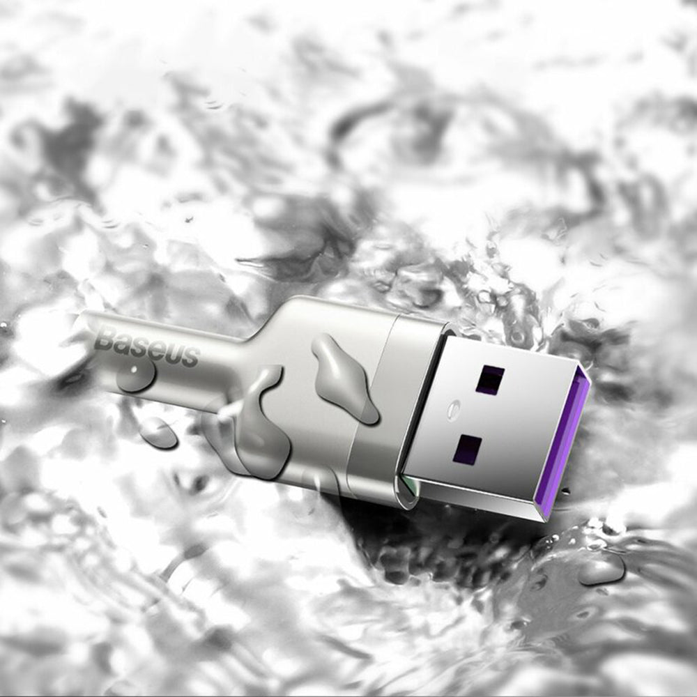 Baseus - Data Cable Cafule Series Metal (CAKF000201) - USB to Type-C 66W, 2m - Black