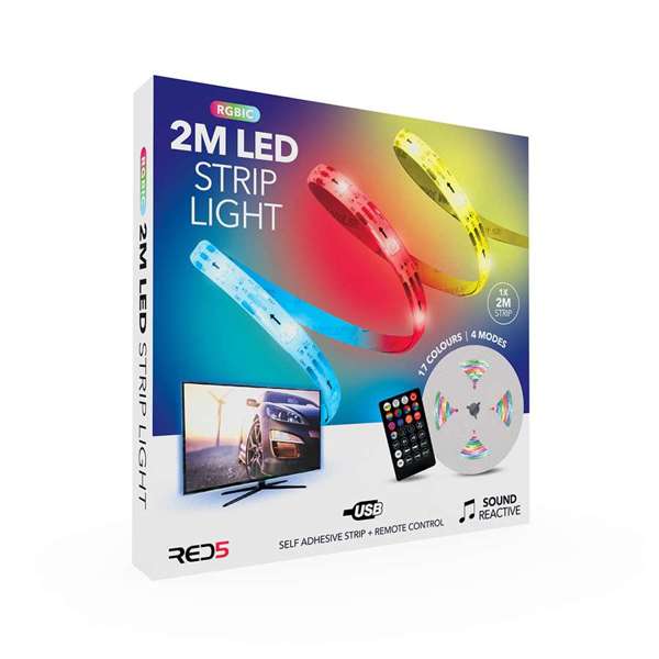 The Source Led Strip Lights Σετ Μήκους 2 Μέτρων – Θήκη για κινητό από το PhoneBazaar.gr