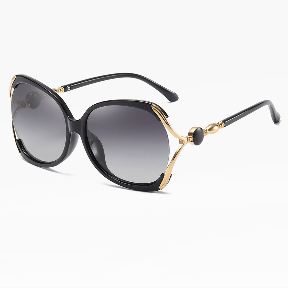 Techsuit - Μόδα > Αξεσουάρ > Γυαλιά Ηλίου Polarized (1722) - for Women with UV Protection, PC - Black / Gray