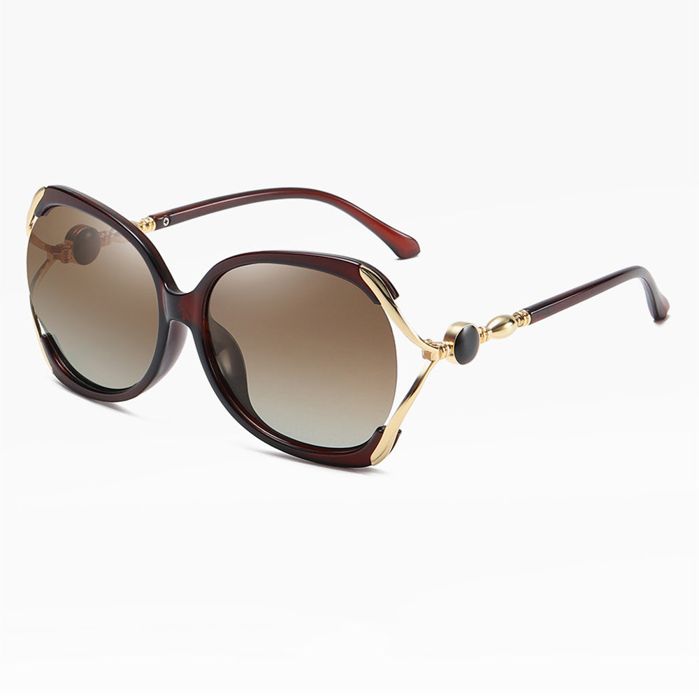 Techsuit - Μόδα > Αξεσουάρ > Γυαλιά Ηλίου Polarized (1722) - for Women with UV Protection, PC - Brown