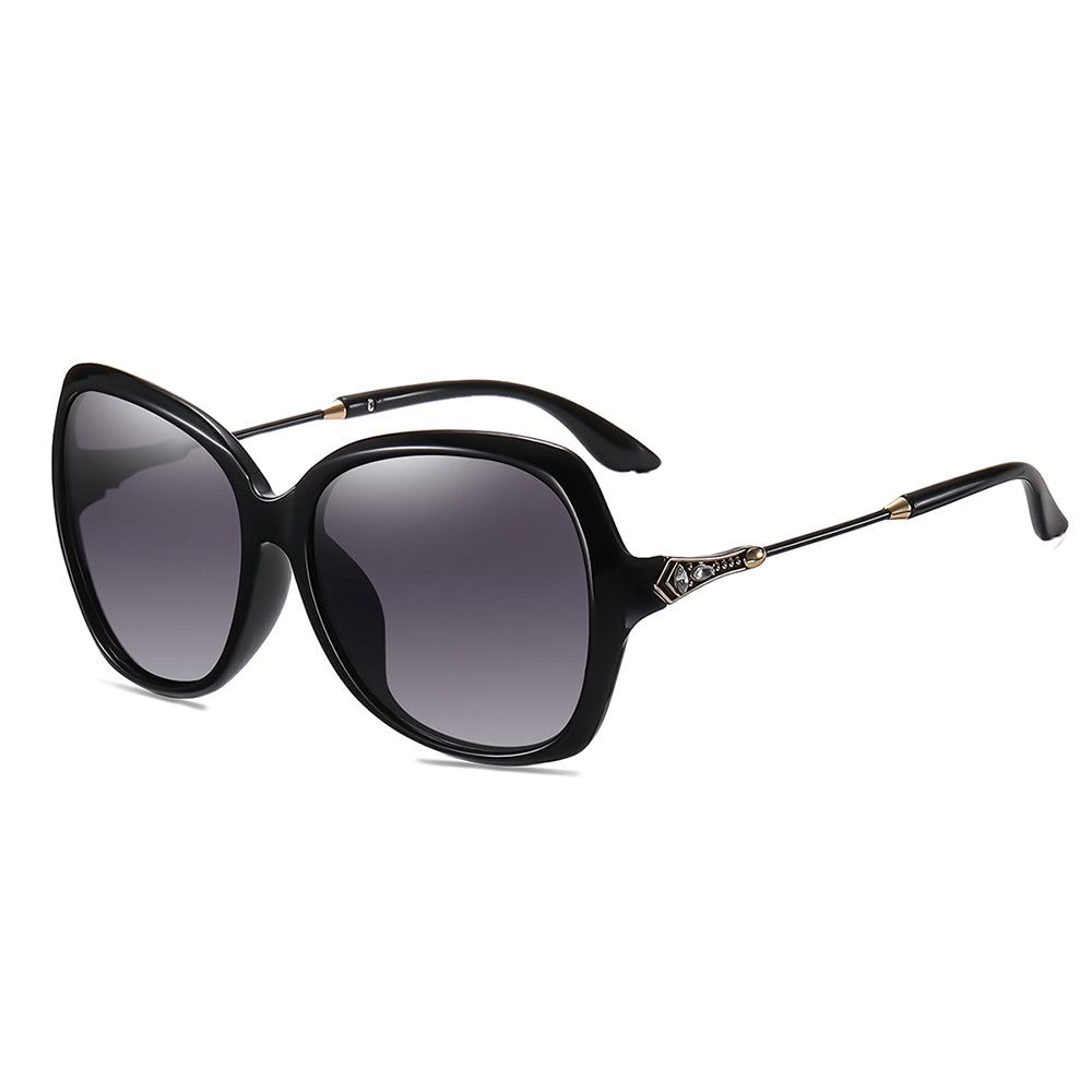 Techsuit - Μόδα > Αξεσουάρ > Γυαλιά Ηλίου Polarized (8881) - for Women with UV Protection, PC - Black / Gray