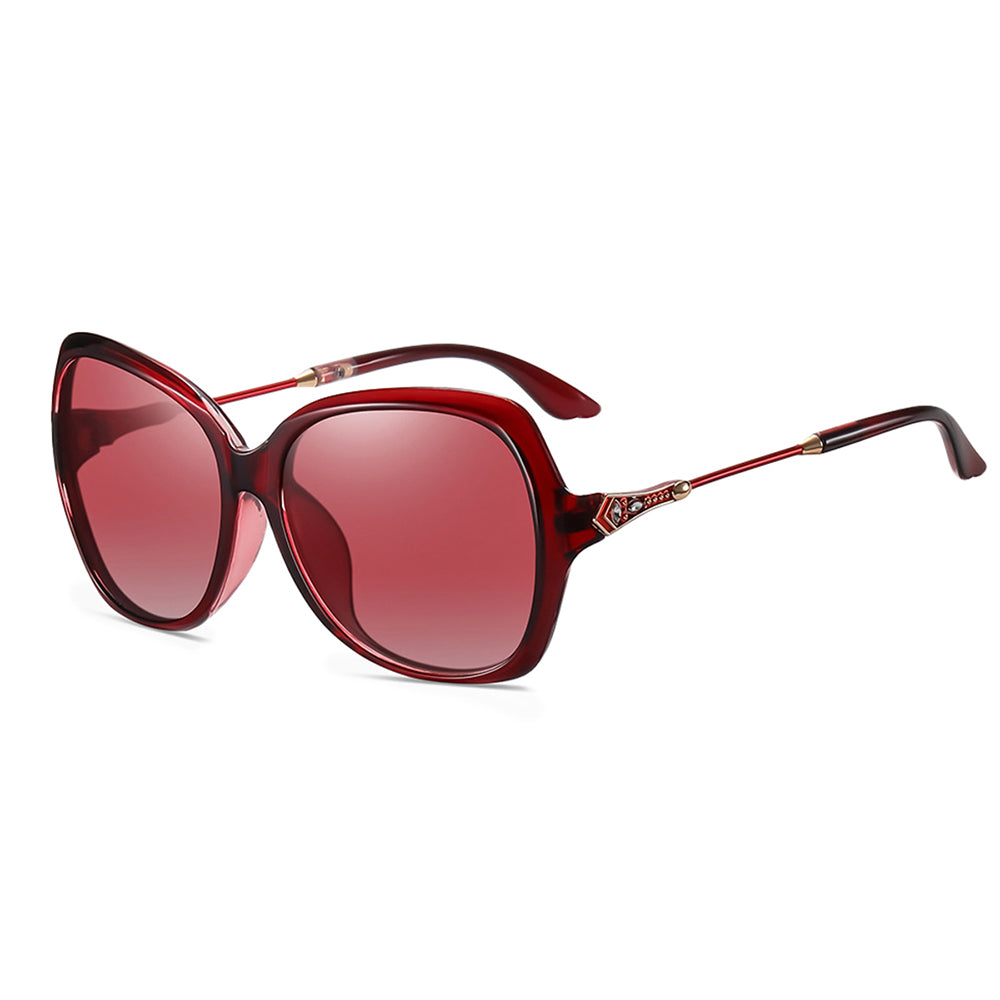 Techsuit - Μόδα > Αξεσουάρ > Γυαλιά Ηλίου Polarized (8881) - for Women with UV Protection, PC - Red