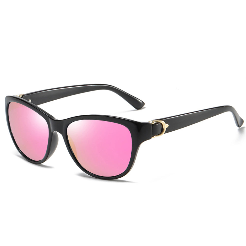 Techsuit - Μόδα > Αξεσουάρ > Γυαλιά Ηλίου Polarized (A572) - for Women with UV Protection, PC - Black / Pink Mirror