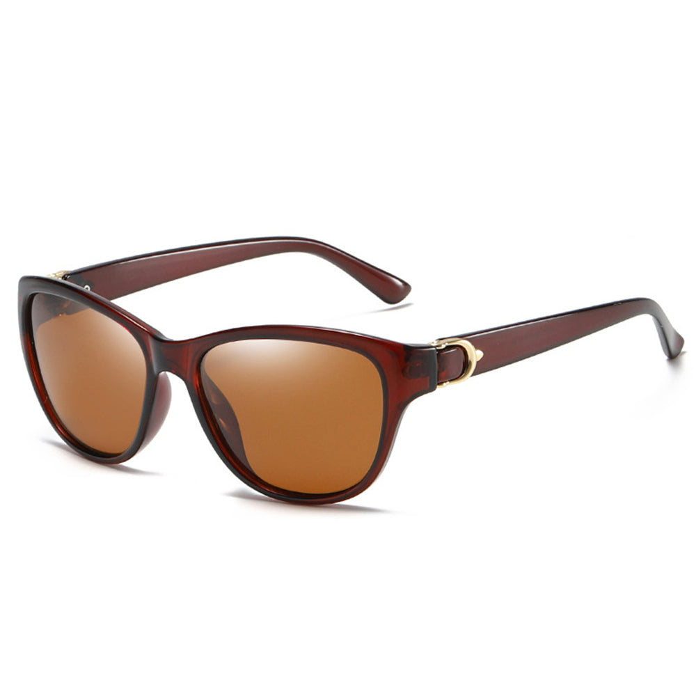 Techsuit - Μόδα > Αξεσουάρ > Γυαλιά Ηλίου Polarized (A572) - for Women with UV Protection, PC - Brown