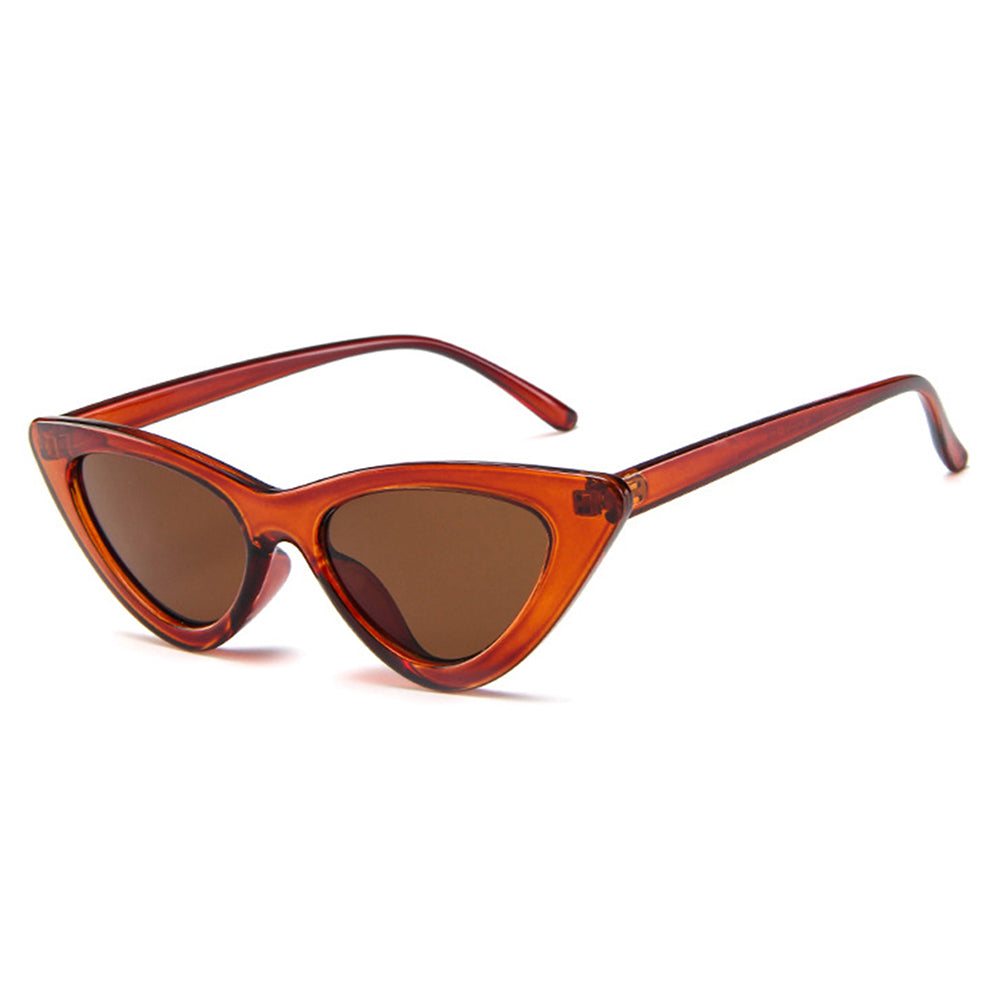 Techsuit - Μόδα > Αξεσουάρ > Γυαλιά Ηλίου (5040) - for Women, PC Frame and Lens, Triangular - Brown