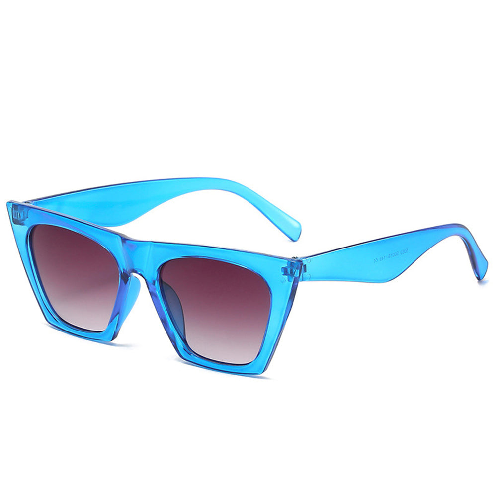Techsuit - Μόδα > Αξεσουάρ > Γυαλιά Ηλίου (5154) - for Women, PC Frame and Lens, Square - Blue / Light Gray