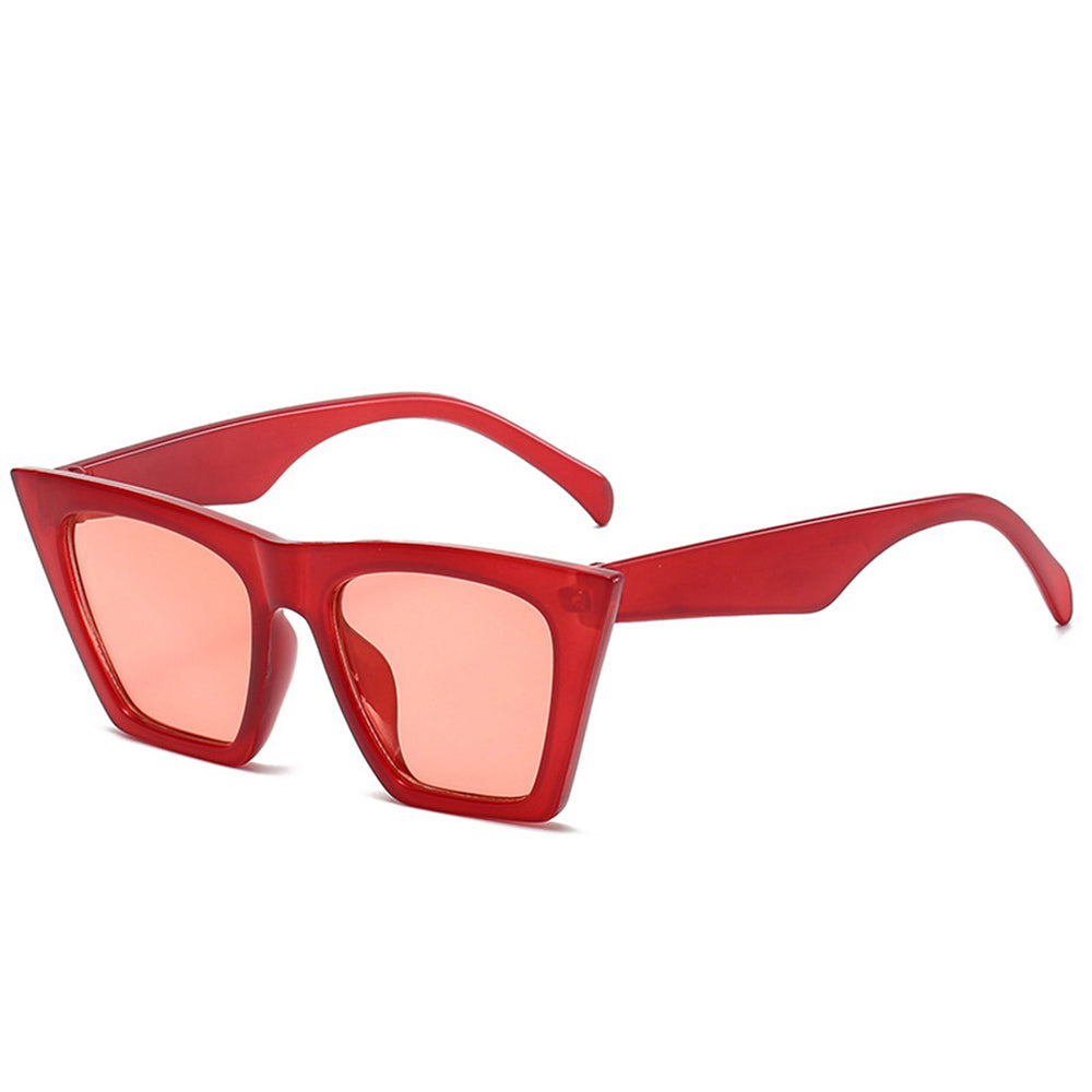 Techsuit - Μόδα > Αξεσουάρ > Γυαλιά Ηλίου (5154) - for Women, PC Frame and Lens, Square - Red