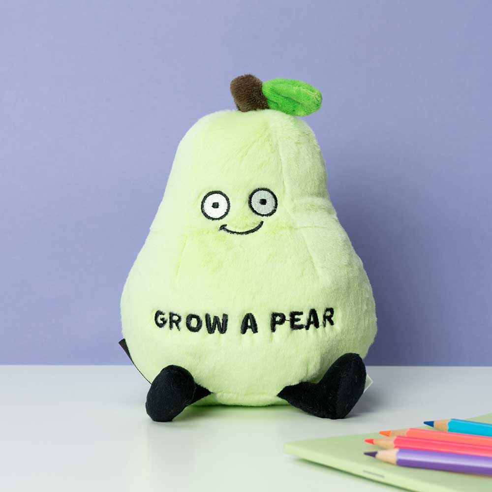 Punchkins Plush Ατρόμητο Λούτρινο Αχλάδι – "Grow a Pear"