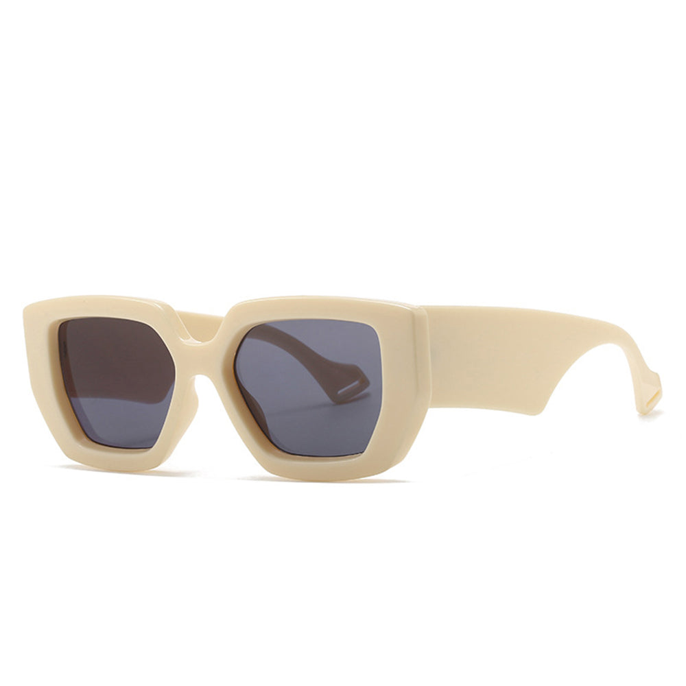 Techsuit - Μόδα > Αξεσουάρ > Γυαλιά Ηλίου (86321) - for Women with PC Frame and Lens, Vintage - Beige