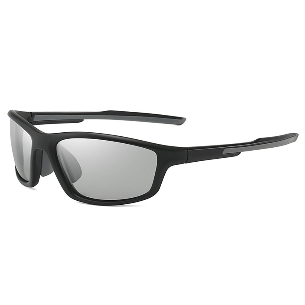 Techsuit - Bike Glasses (3047) - for Cycling and Sport Outdoor Activities, with UV Protection, Unisex - Black / Discoloration
