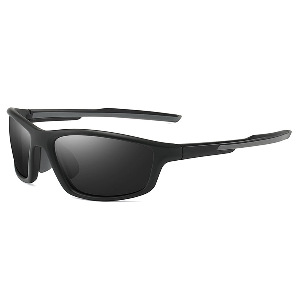 Techsuit - Bike Glasses (3047) - for Cycling and Sport Outdoor Activities, with UV Protection, Unisex - Black