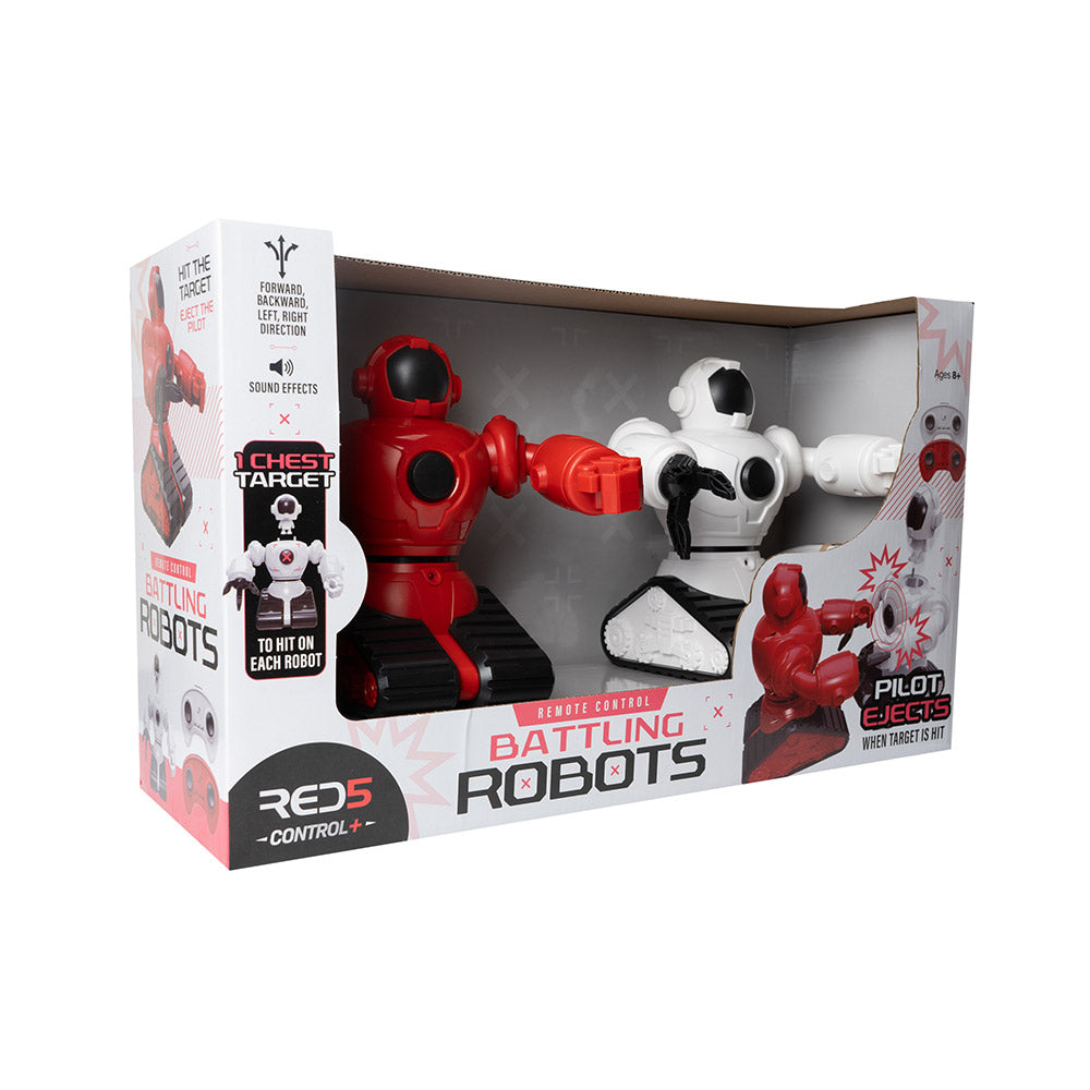 The Source – RC Battling Robots – Σετ Τηλεκατευθυνόμενων Ρομπότ Μάχης με Εφέ Ήχου & Εκτίναξη Πιλότου