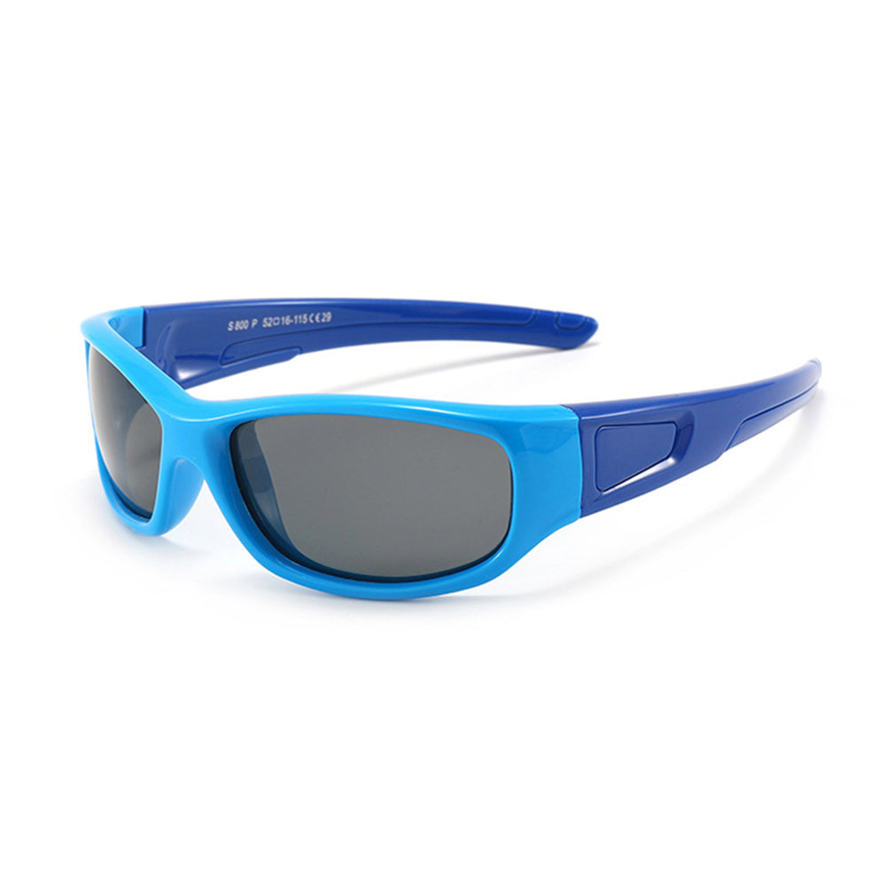 Techsuit - Μόδα > Αξεσουάρ > Γυαλιά Ηλίου Polarised (800-C29) - for Kids, Sport Type, Flexible - Blue / Dark Blue