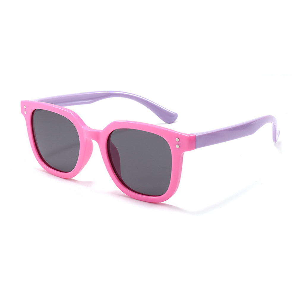 Techsuit - Μόδα > Αξεσουάρ > Γυαλιά Ηλίου Polarised (8351-C42) - for Kids, Square Shape - Pink / Purple