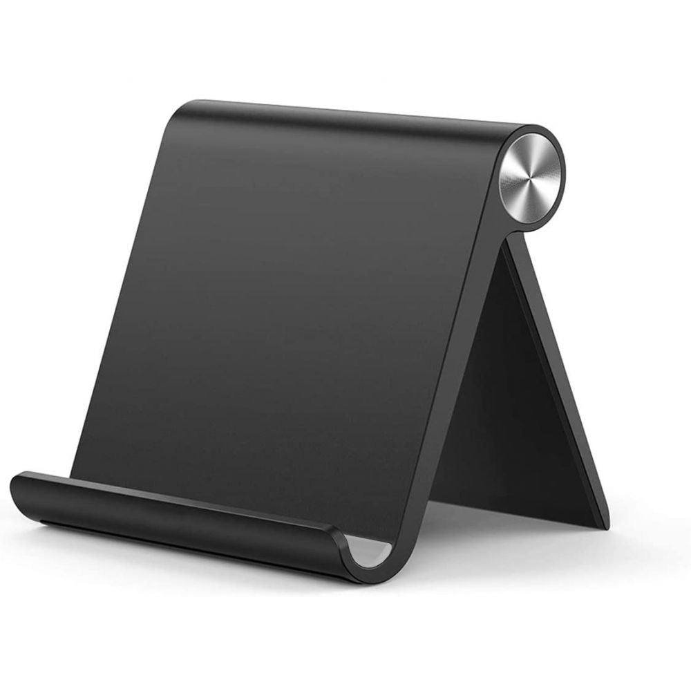 Techsuit - Desk Holder (ABS-BK1) - Folding Feature, for Phone, Tablet, 4 - 7.9" - Black