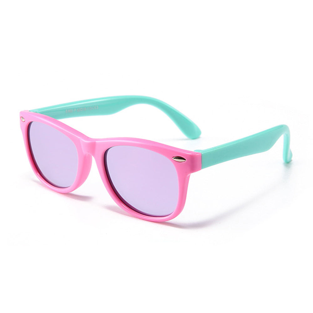 Techsuit - Μόδα > Αξεσουάρ > Γυαλιά Ηλίου Polarised (D802) - for Kids, UV Protection - Pink / Green / Pink
