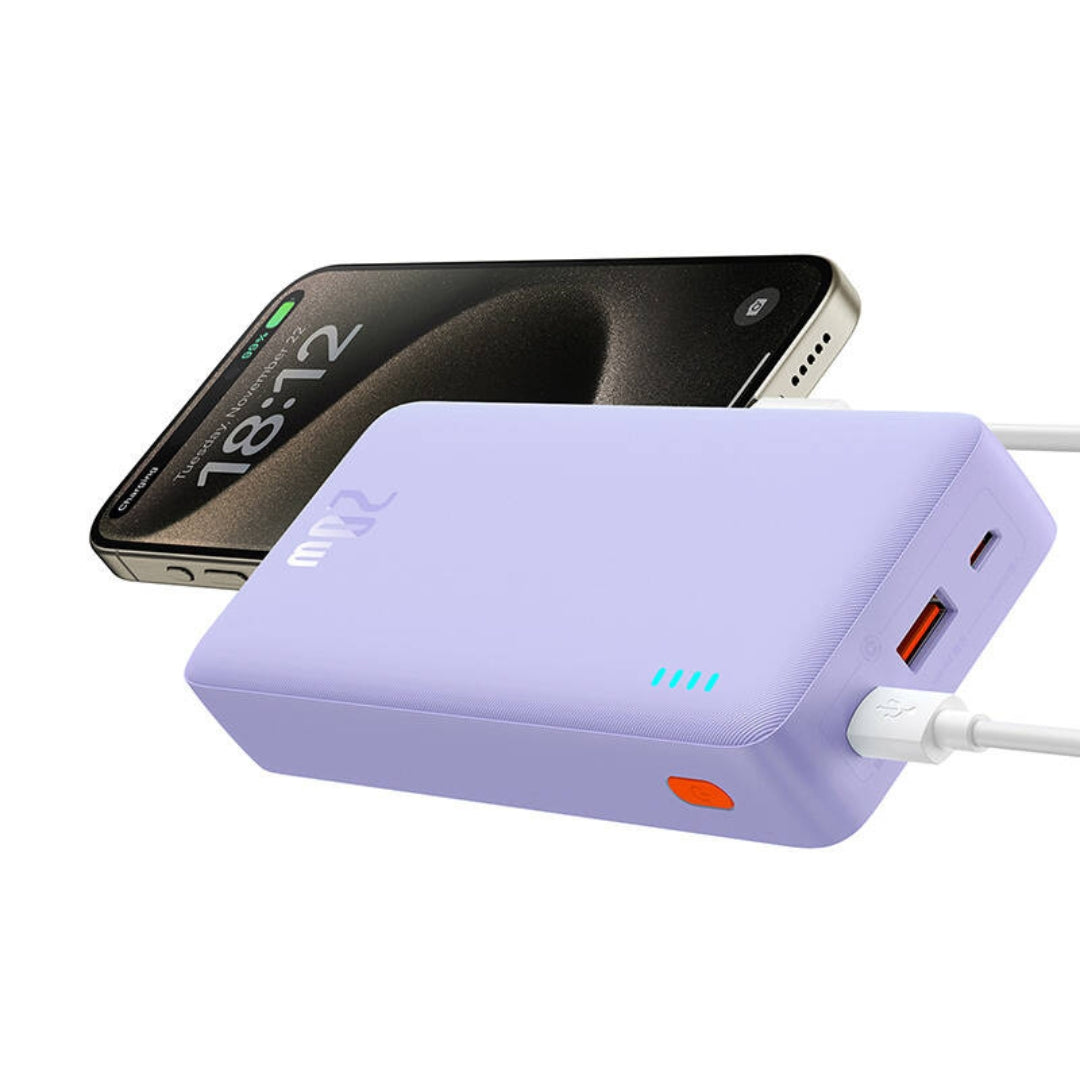 Baseus Airpow 20000mAh 20W powerbank (μωβ)