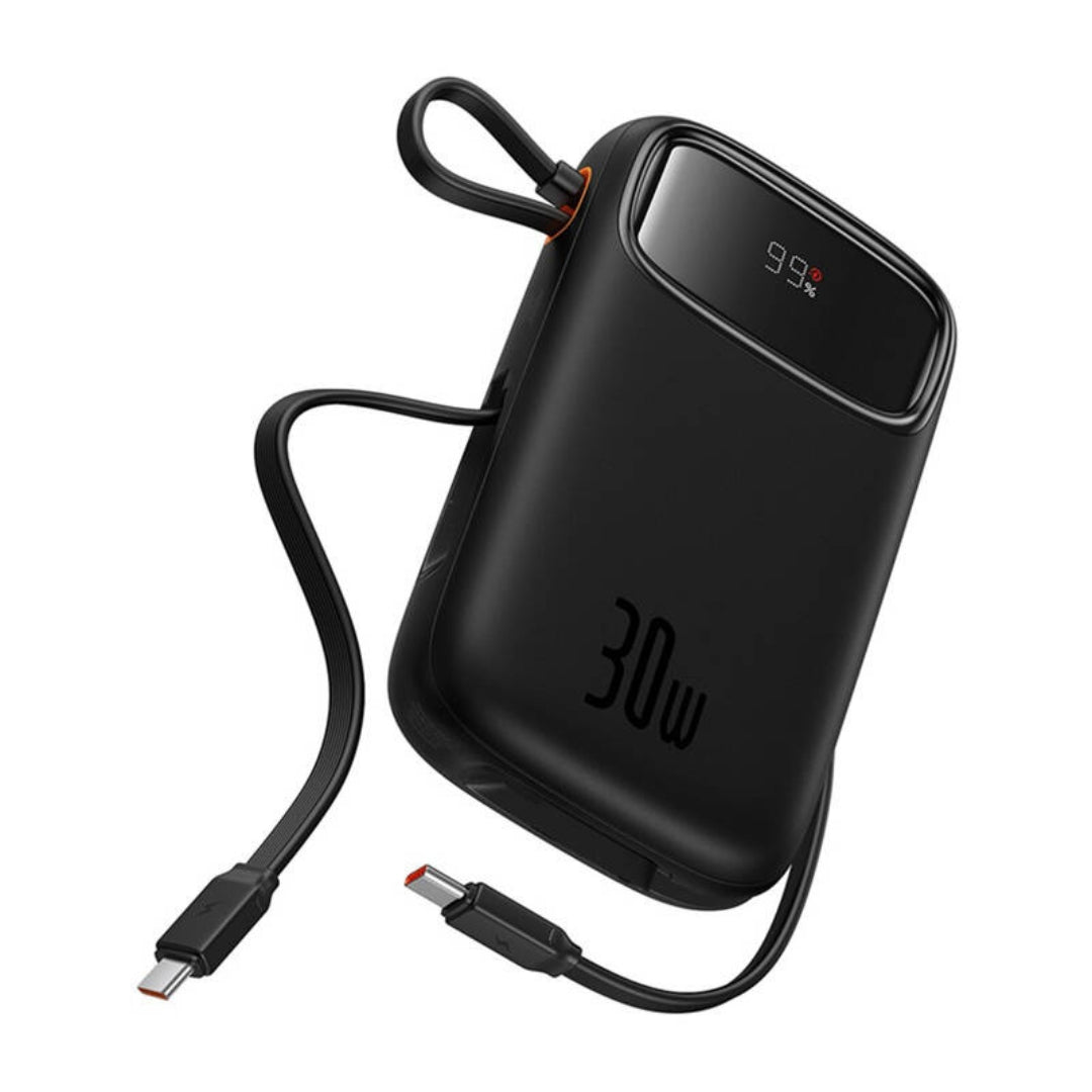 Baseus QPow 2 20000mAh 30W powerbank με 2x USB-C (μαύρο)