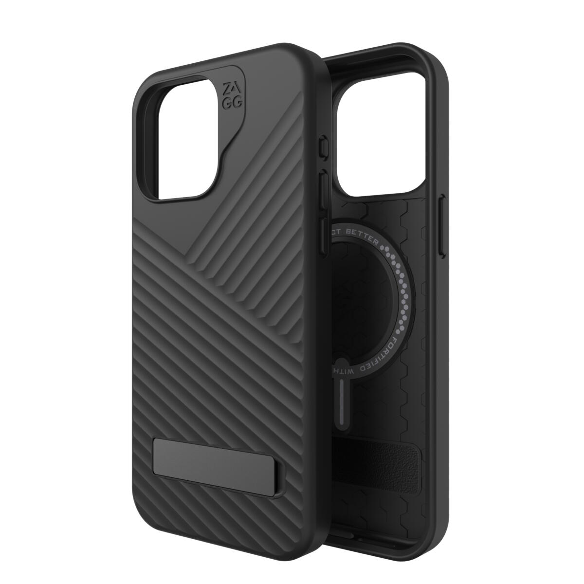 Zagg Denali Snap Case with kickstand Θήκη προστασίας που αντέχει σε πτώσεις έως 5 μέτρα – iPhone 15 Pro Max (Black)