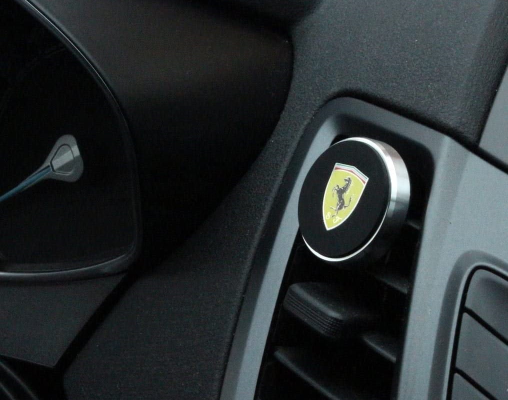 Ferrari Phone Holder Air Vent Mount Μαγνητική βάση στήριξης Smartphone αεραγωγών (Μαύρη/Ασημί)