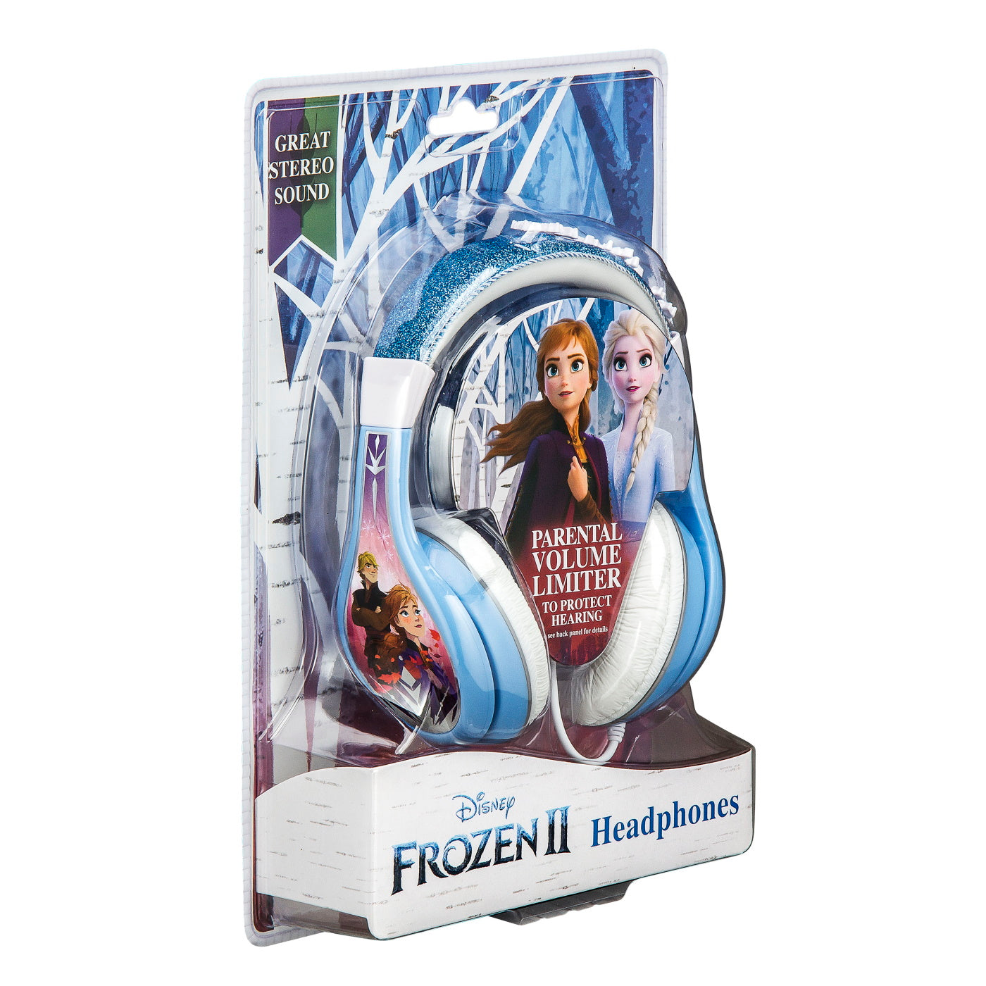 eKids Frozen 2 Ενσύρματα Ακουστικά με ασφαλή μέγιστη ένταση ήχου για παιδιά και εφήβους (FR-140v2) (Γαλάζιο/Λευκό)