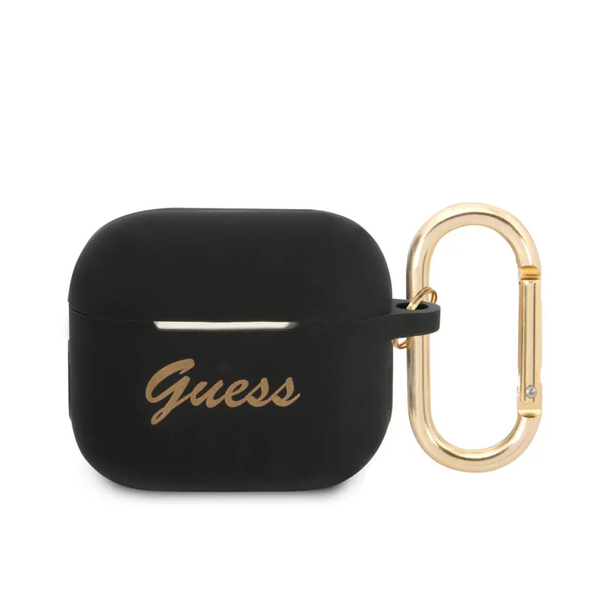 Guess Vintage Script Gold Logo Θήκη Προστασίας Απο Σιλικόνη Για Apple Airpods 3 (μαυρη/χρυση) – PhoneBazaar