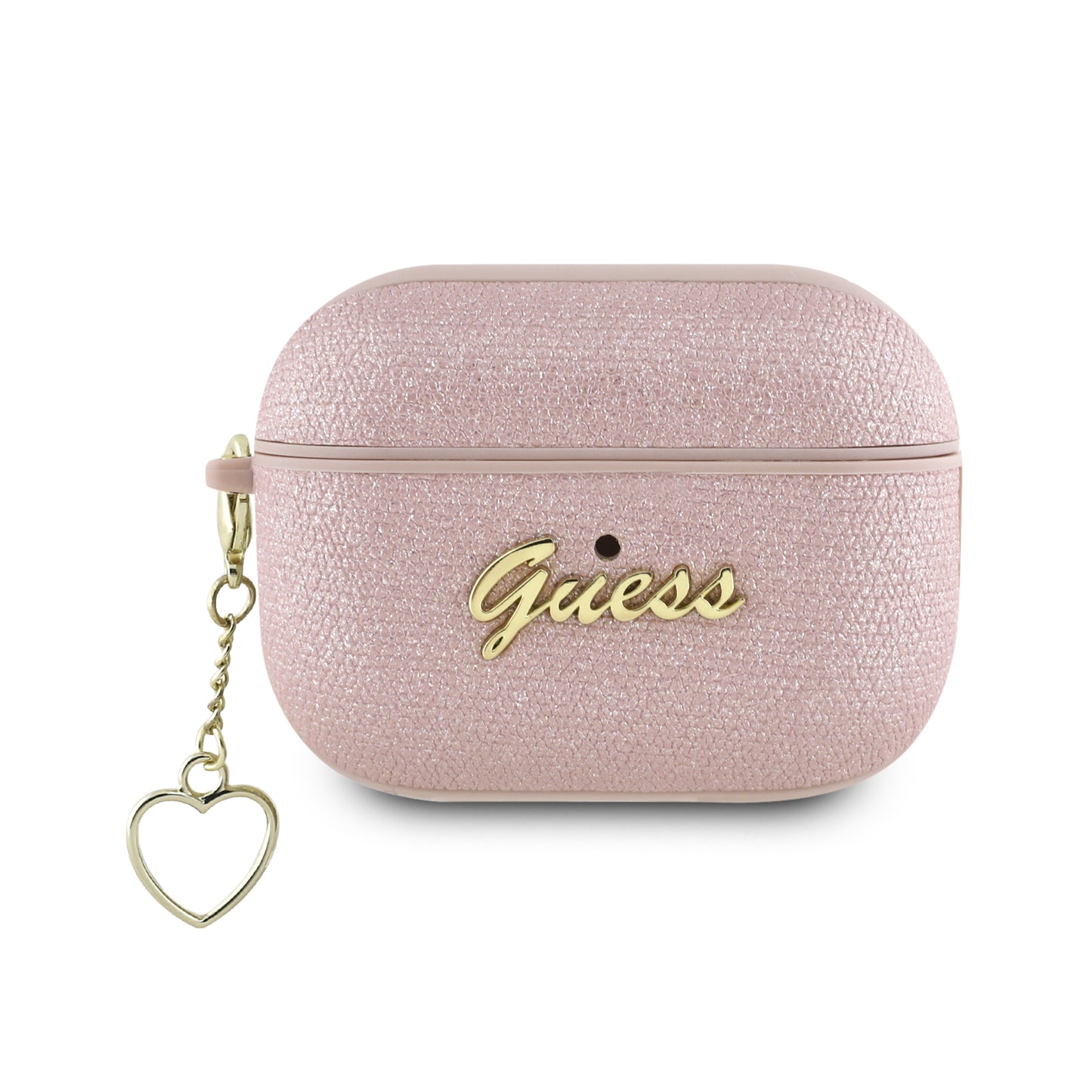 Guess “4G Charm Collection” Θήκη Προστασίας Απο Σιλικόνη Για Apple Airpods Pro 2 Με Χρυσό Κρεμαστό Στολίδι Σε Σχήμα Καρδιάς (Ροζ) – Θήκη για κινητό από το PhoneBazaar.gr
