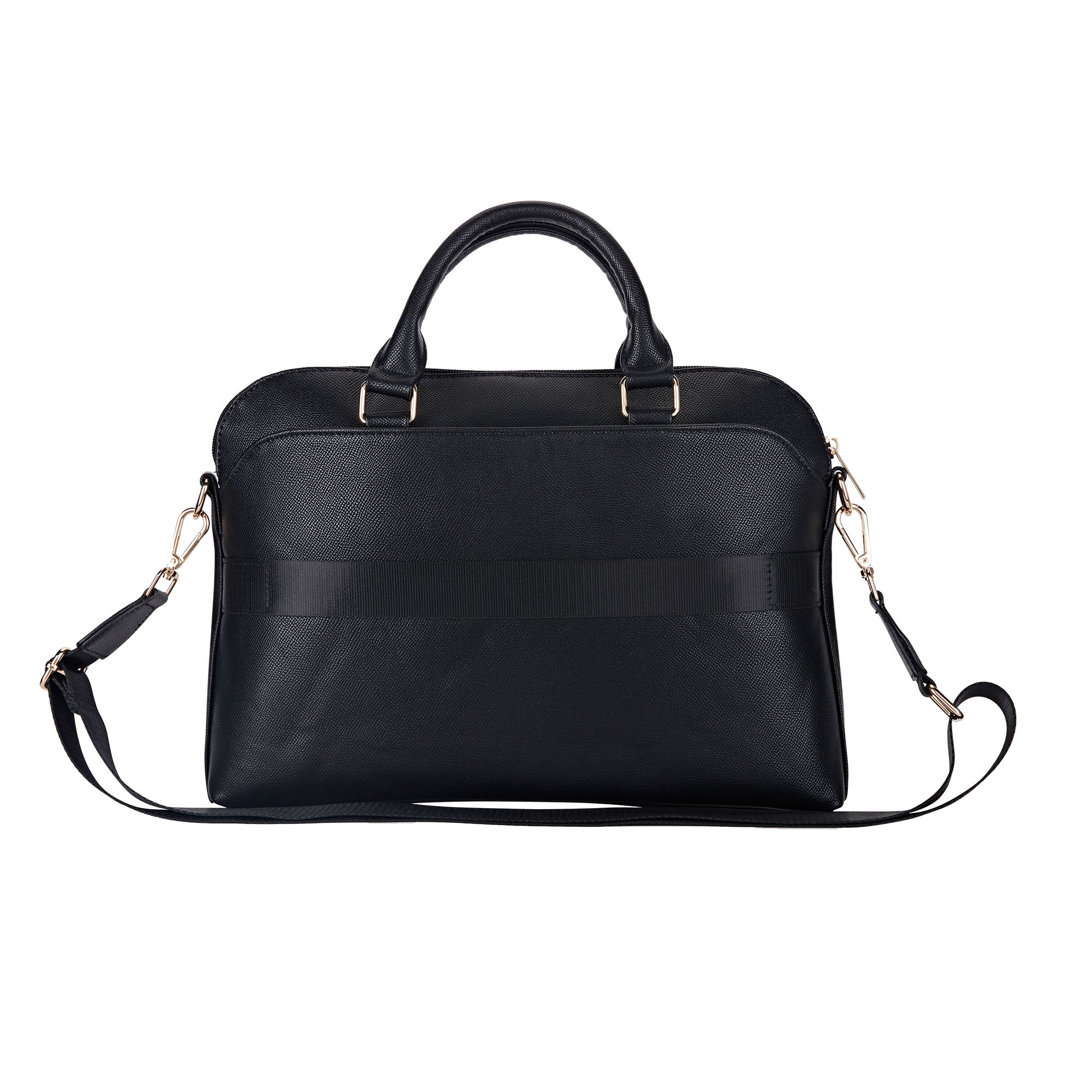 Guess Grained Triangle Logo Computer Bag 15"-16" (Black - GUCB15PGTSPSK)