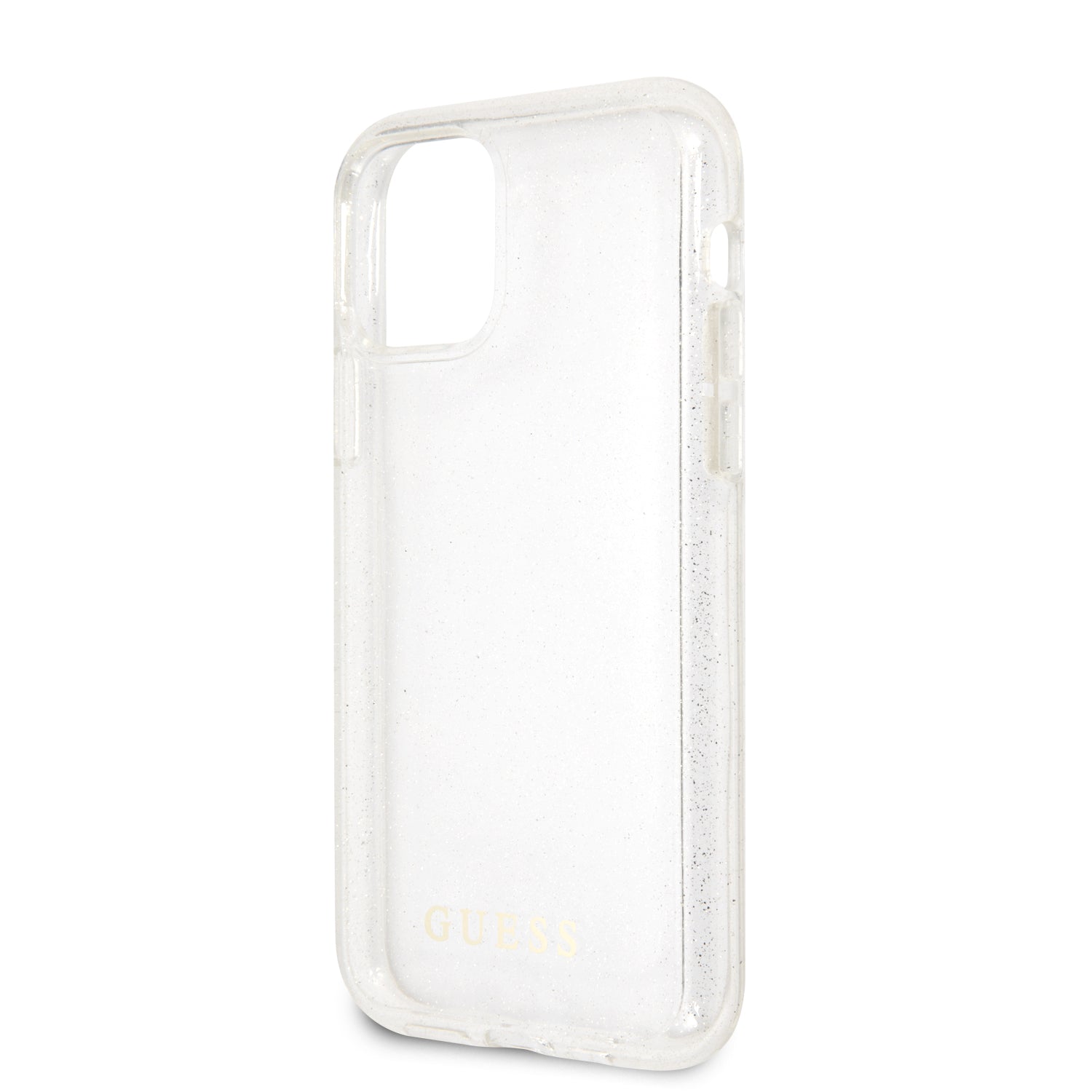 Guess "Glitter Collection" Θήκη προστασίας από σιλικόνη – iPhone 11 Pro (Clear/Glitter Silver)