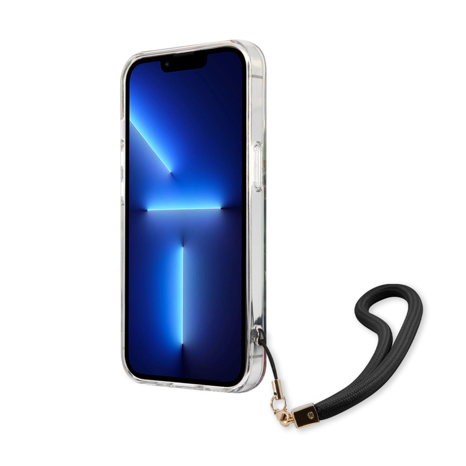 Guess "Flower Collection" Θήκη προστασίας με floral σχεδιασμό και κορδονάκι χειρός – iPhone 13 Pro