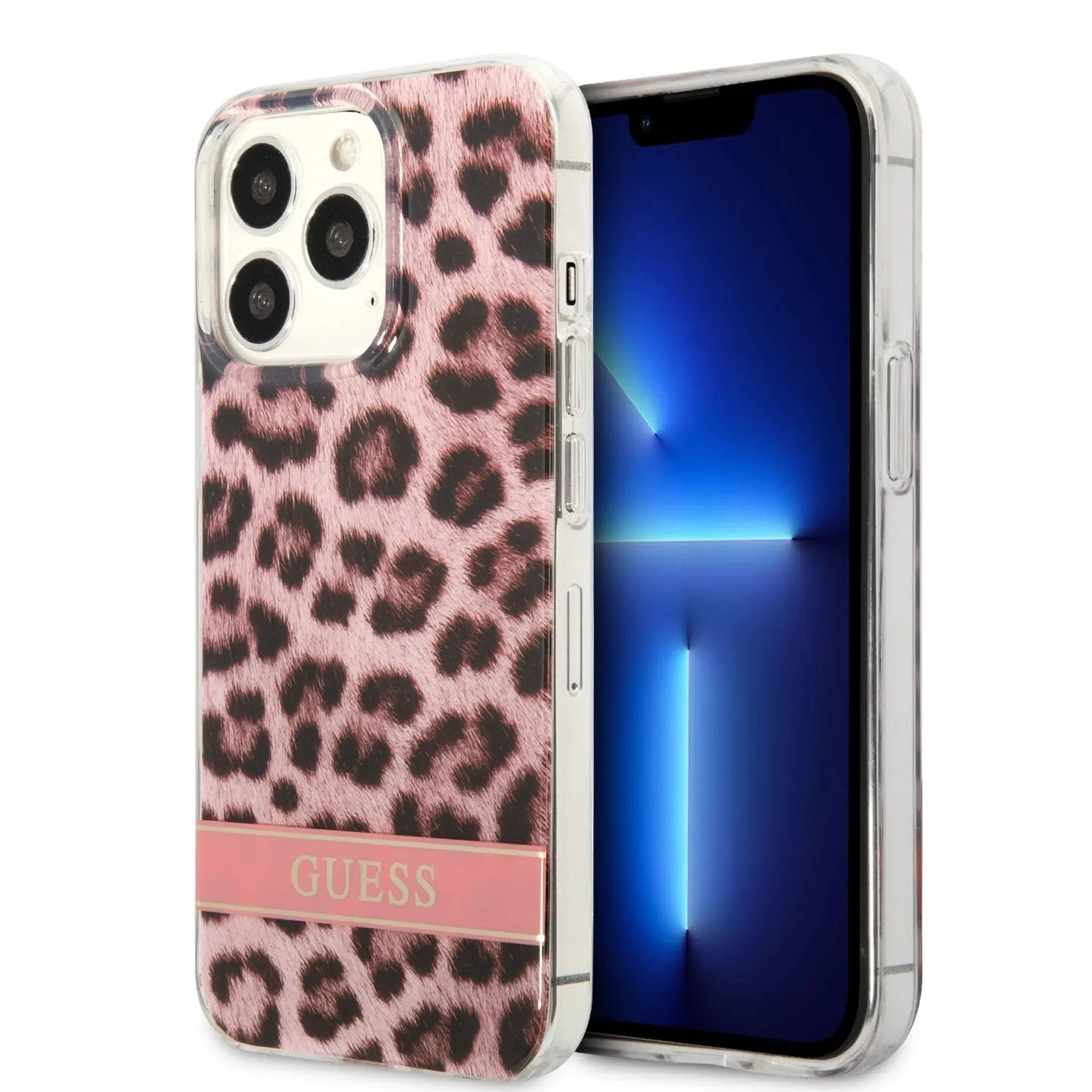 Guess Leopard Electro Stripe Hard Case Θήκη Προστασίας Με Animal Print Σχεδίαση Για Iphone 13 Pro Max (ροζ/leopard) – PhoneBazaar