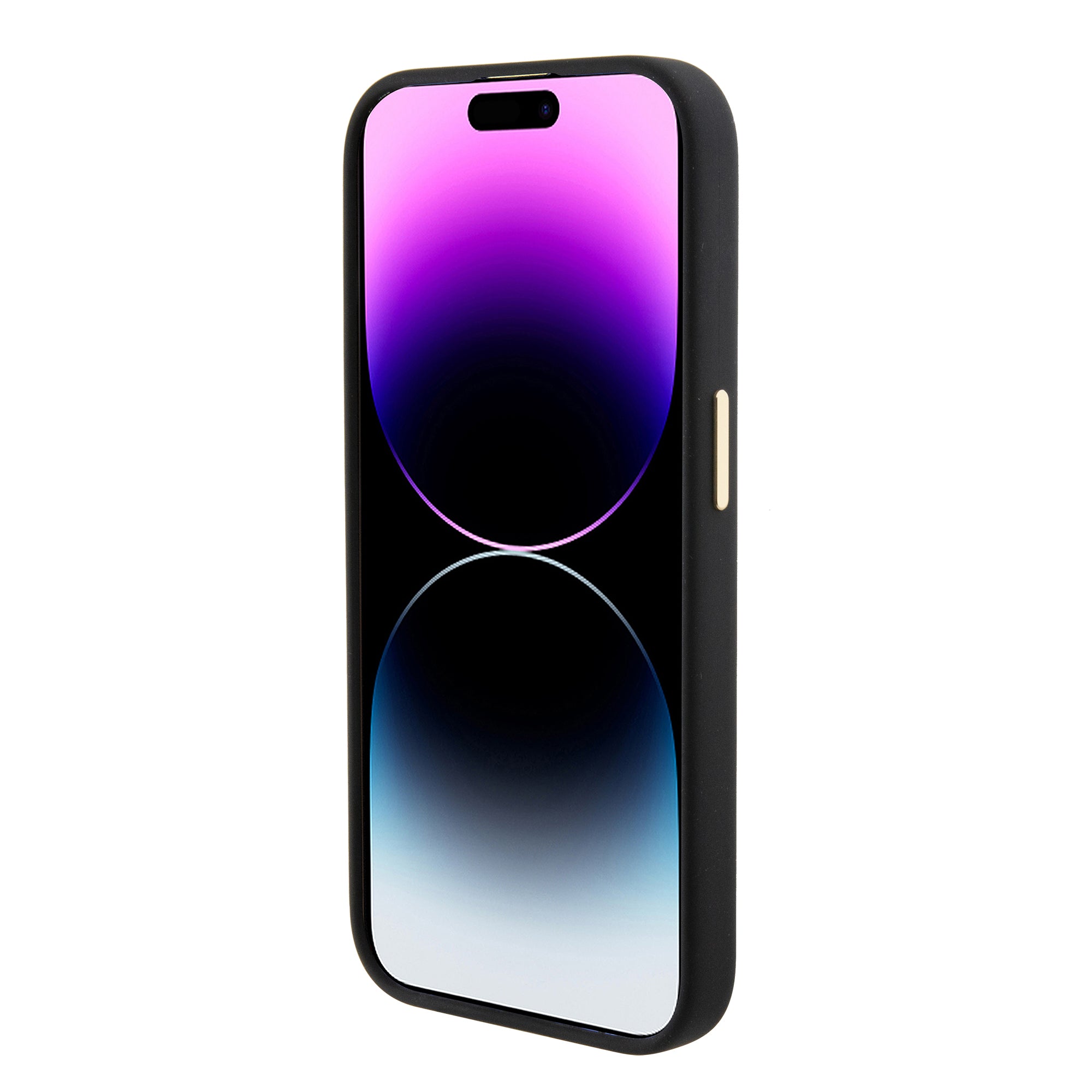 Guess "4G Strass Logo Collection" Case Θήκη προστασίας από σιλικόνη – iPhone 15 Pro (Black – GUHCP15LM4DGPK)