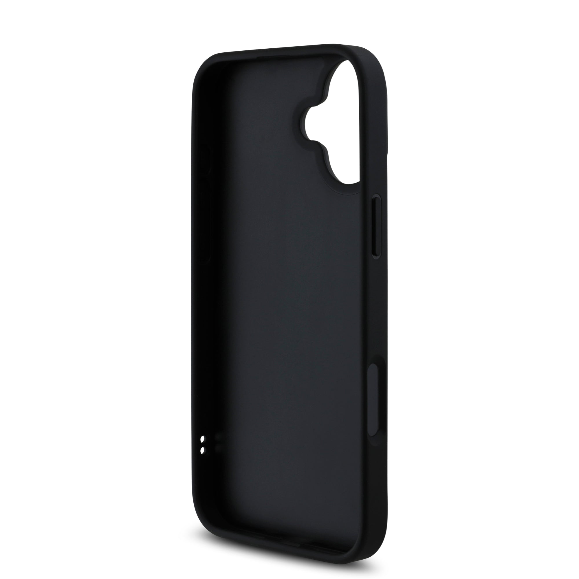 Guess “Quilted Metal Logo Collection” PU Case Θήκη προστασίας από δερματίνη – iPhone 16 (Μαύρο – GUHCP16SPSQSQSK)